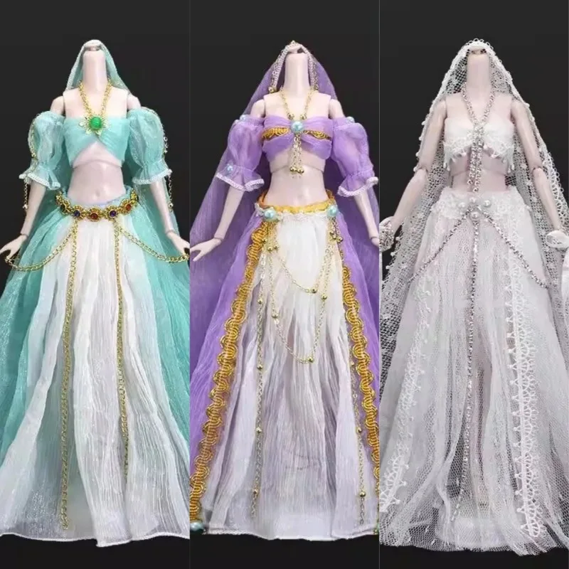 Фото Костюм танцовщицы в античном стиле для 6-дюймовых (30 см) BJD фигурок, аксессуары для сцен с солдатскими фигурками №1