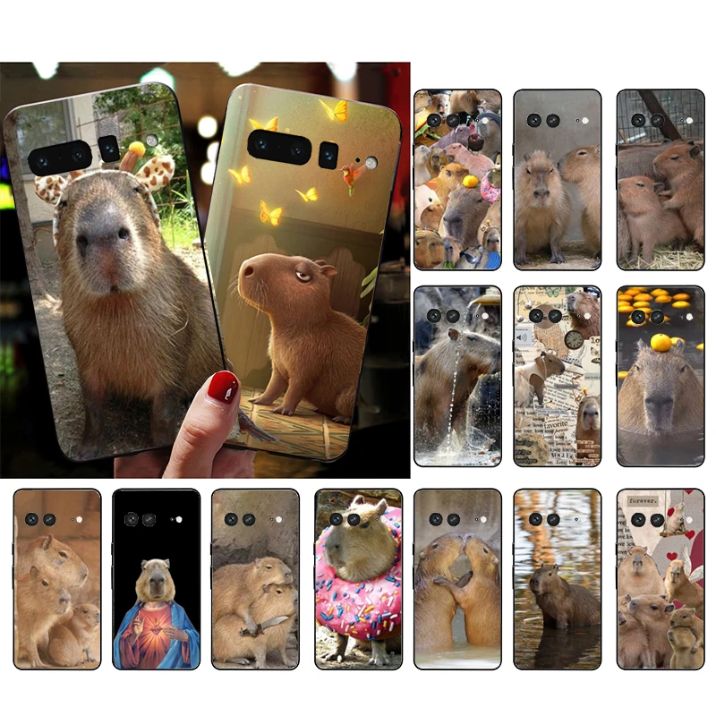 

Capybara Phone Case for Google Pixel 7a 7 Pro 7 6A 6 Pro 5A 4A 3A Pixel 4 XL Pixel 5 6 4 3 XL 3A XL 2 XL