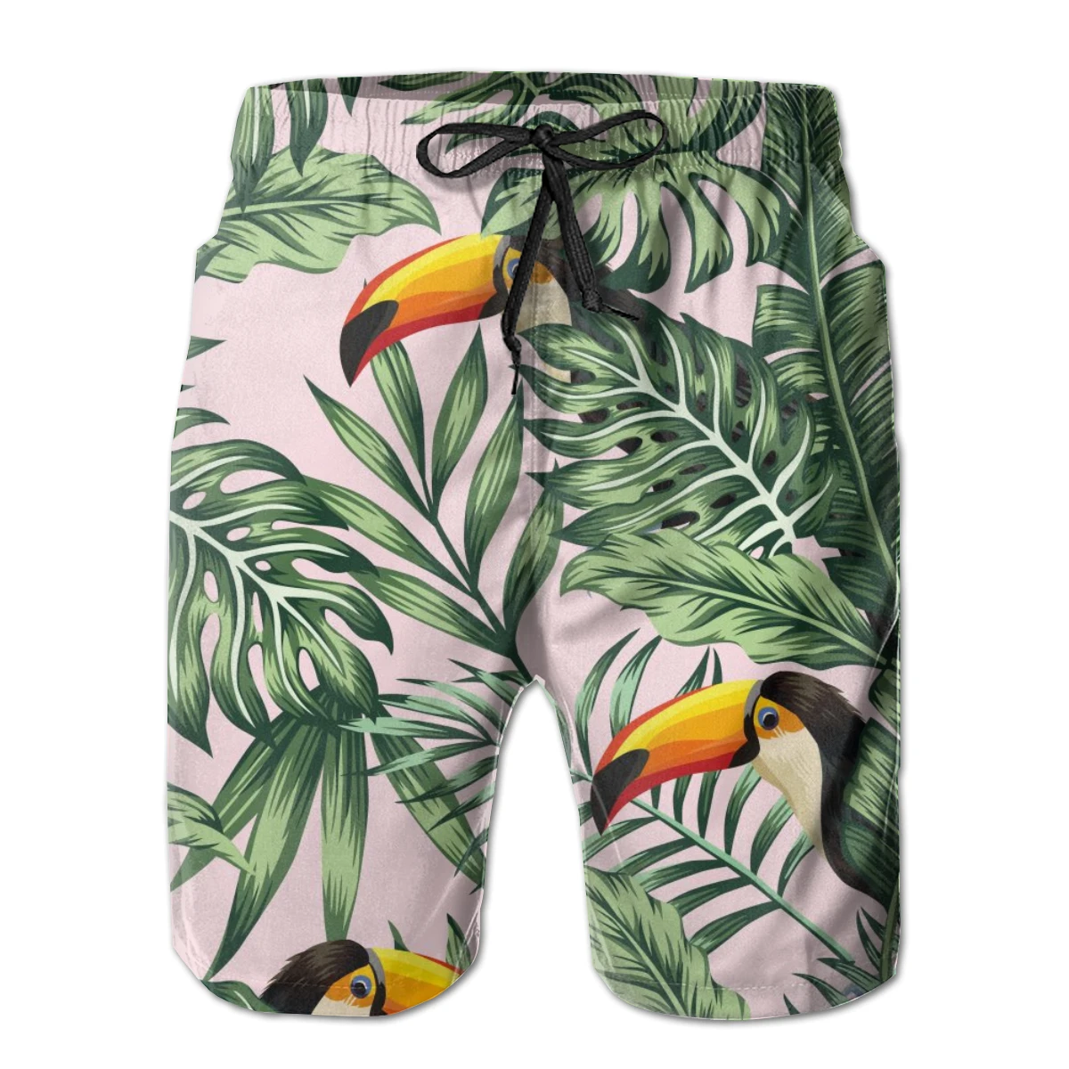 

Tropical Leaves Bird Toucan Quick Dry Swimming Shorts For Men Swimwear Man Swimsuit Swim Trunks Summer Bathing Beach Wear