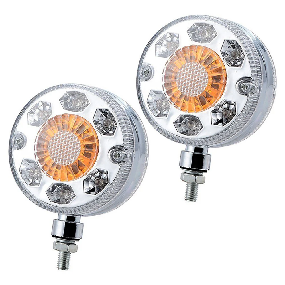 

2Pcs 24V 24 LED Car Truck Side Lights Turn Signal Brale Lamp for Trailers Lorry Tractors