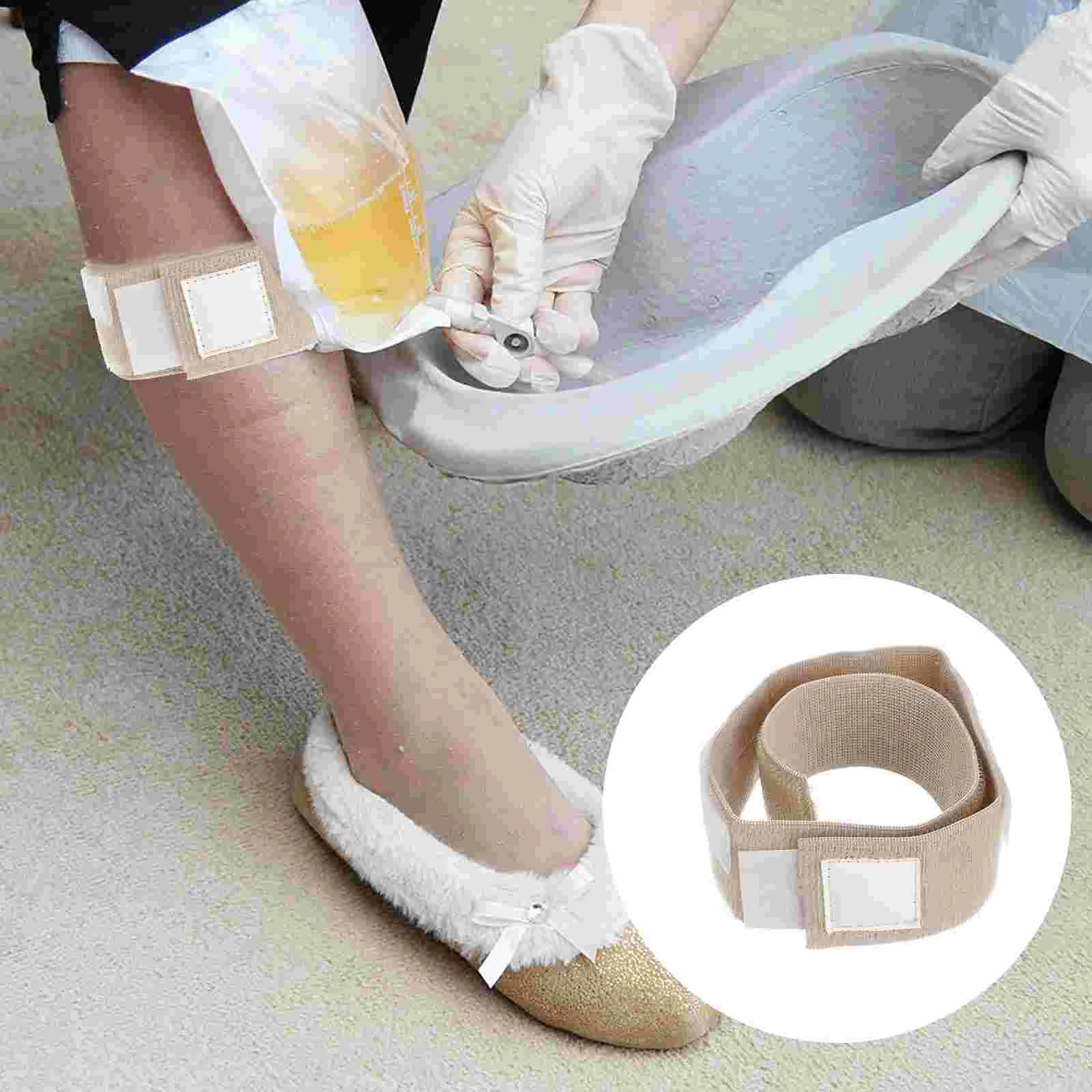 

1pc Elastic Adjustable Fixing Band Universal Catheter Catheter Leg Strap