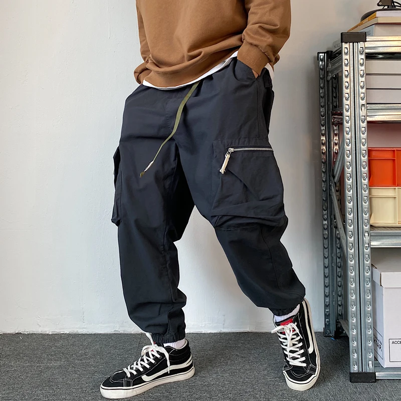 Уличная одежда модные свободные уличные брюки-карго в стиле хип-хоп Мужская
