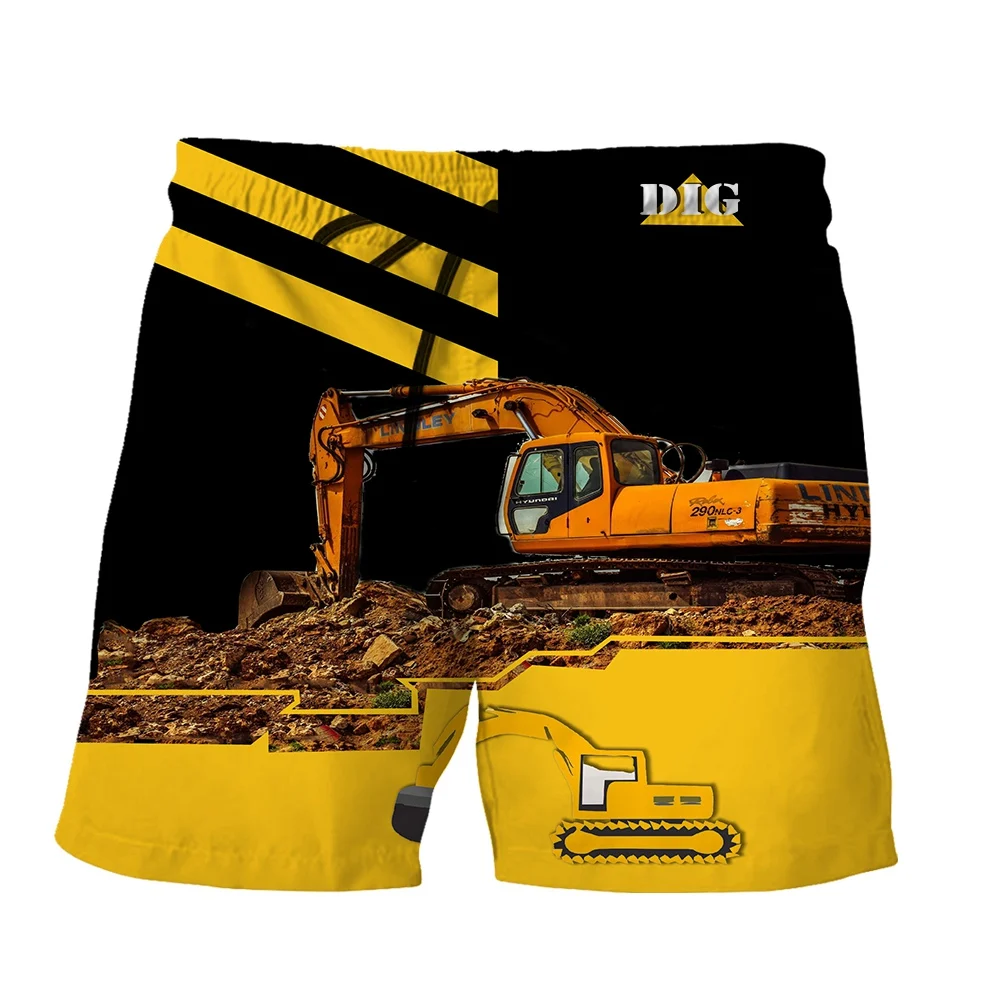 Шорты мужские/женские с 3D-принтом пирамиды летняя винтажная одежда |