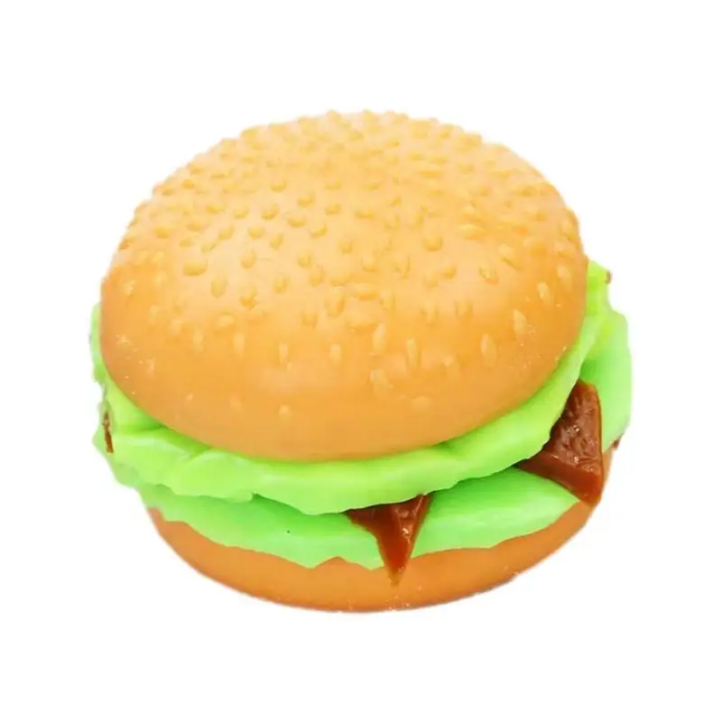 

Burger Squishys Tearable 3D Hamburger Decompressions Toys Stress Relief Toy Burger Stress Ball Squeeze Ball