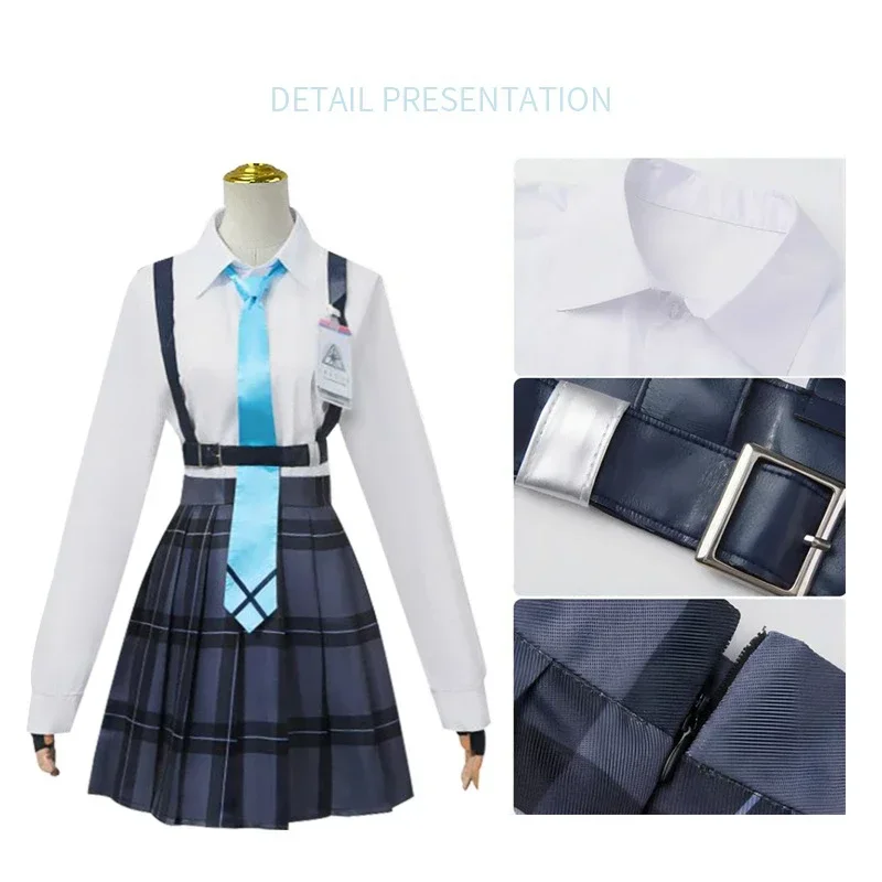 Новая игра синий архив косплей Takanashi Hoshino костюм для женщин и мужчин униформа