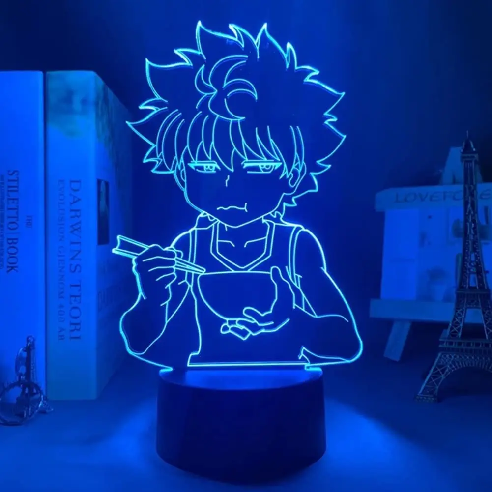 Аниме 3D лампа Killua Hunter X светильник Hxh светодиодный ночсветильник подарок