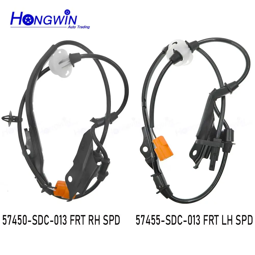 

57455-SDC-013 57450-SDC-013 2 PCS Front Left&Right New ABS Wheel Speed Sensor For Acura TSX 04-08 Honda Accord 03-07 2.4L 3.0L