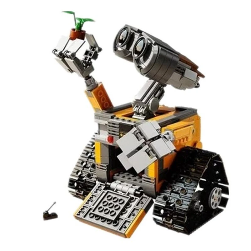 

Disney Walle Movie WALL E Eva Robot MOC DIY Model Building Blocks Bricks Sets Classic Dolls Kids Toys for Children Gift