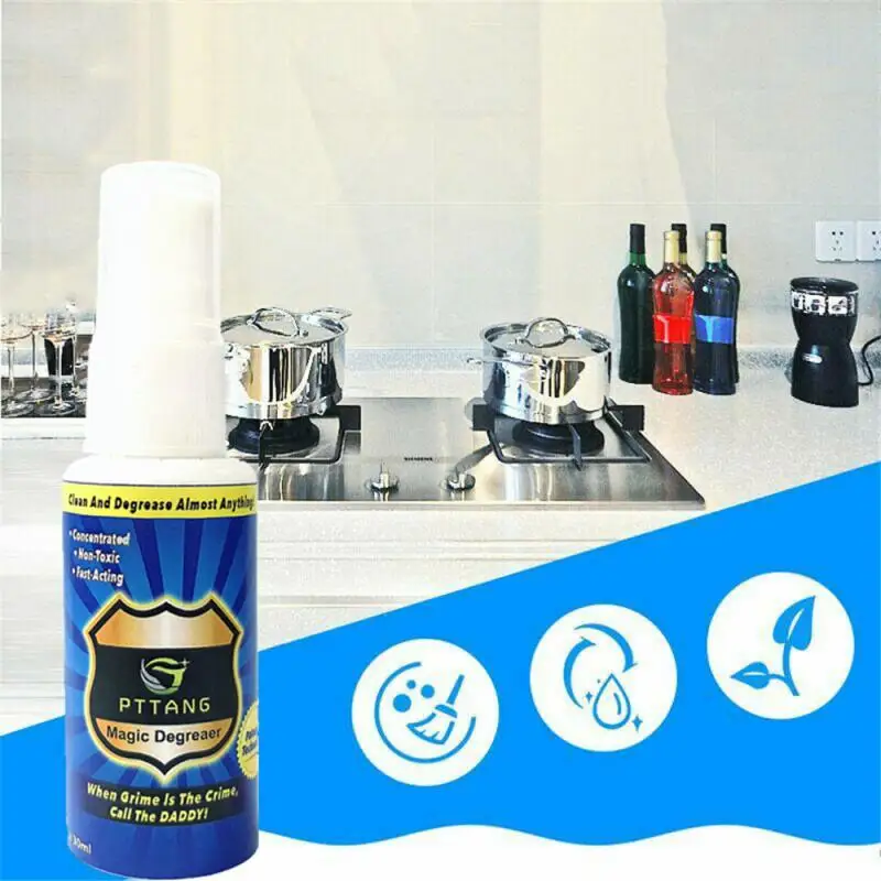 

Grease Police Magic Degreaser Cleaner 100ml Spray Household Bathroom Degreaser Dirt Oil Cleaner Kitchen Cleaning Tools