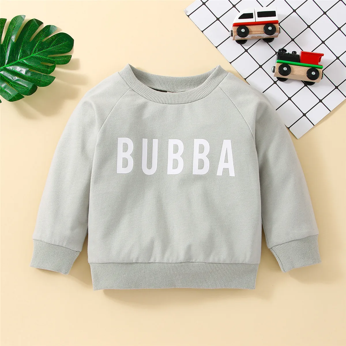 

hibobi Baby Solid Color Letter Printed Pullover Sweater Autumn New Baby Boys Clothes Kids Sweater Toddler Knit Sweater Knitwear
