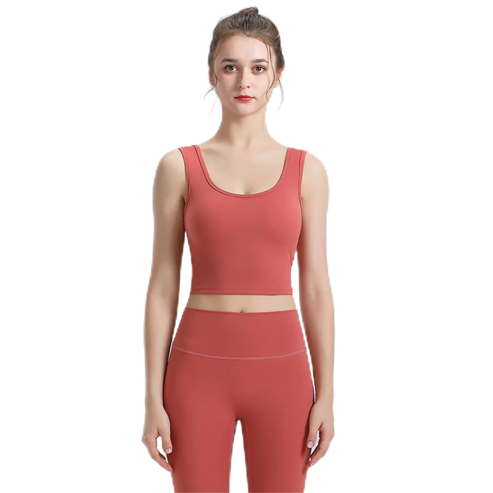 

Women's Yoga Sleeveless Quick Dry Workout Tops Tight Fit Sportswear Gym Workout Sports Bra for Women B2Cshop