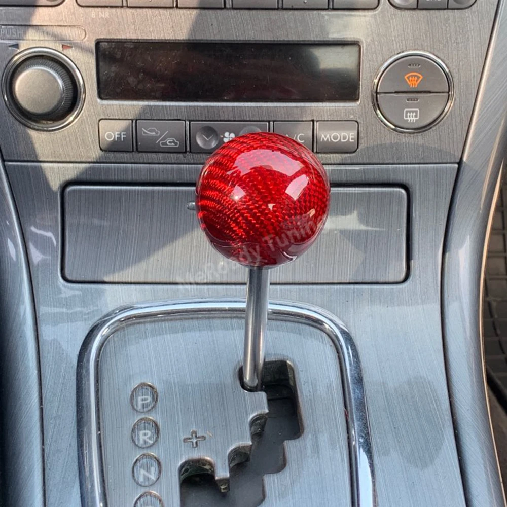 

Carbon Fiber Universal Gear Shift Knob Round Ball for Honda for Nissan for Toyota Shifter Lever Handle Head Car Accessories