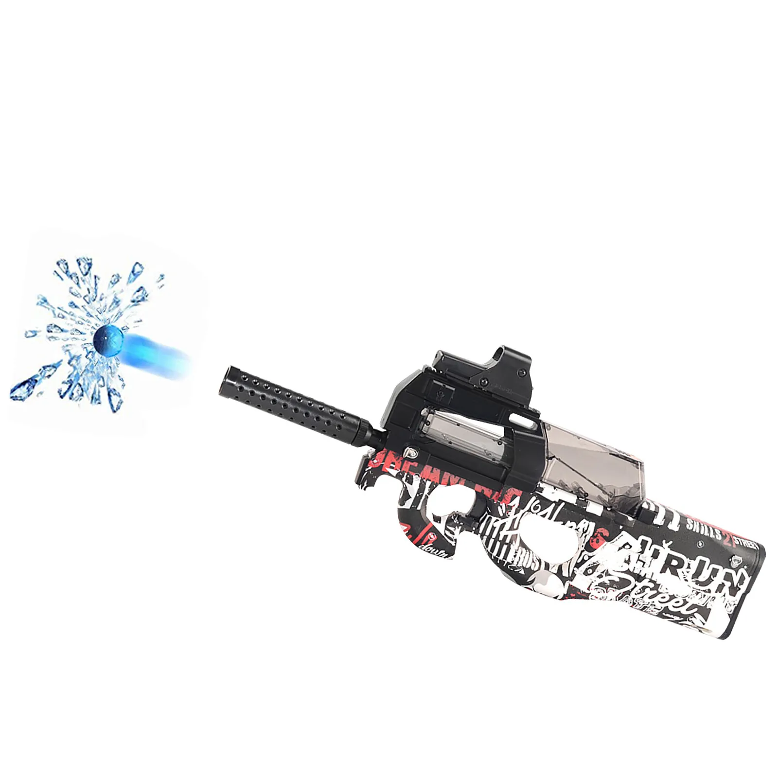 Новые электрические игровые пистолеты P90 безопасные для игры с водными гелевыми шариками, наружные спортивные винтовки оружие для снайперской стрельбы, пистолеты игрушки для мальчиков, подарки.