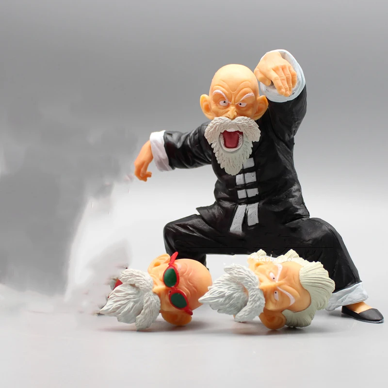Anime Dragon Ball Z Gk Dragon Ball kung fu Master Roshi three-headed PVc Action Figuer Collection Model Toys  birthday Gifts