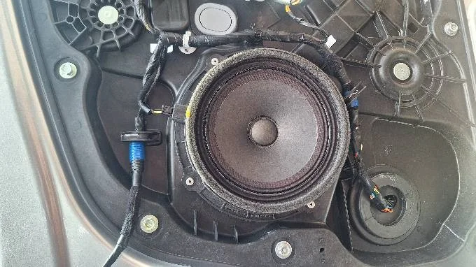 Автомобильная Передняя и задняя двери бас-стереоколонка звуковой сигнал провод