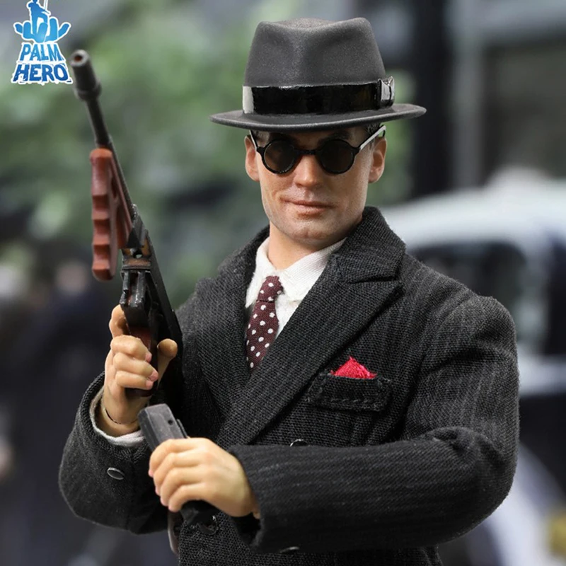 

DID XT80008 1/12 Chicago Gangster John Action Figure Model 6'' Palm Hero Series Male Soldier Figure Doll Full Set Toy