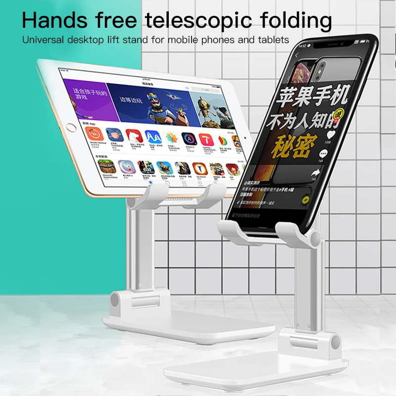 

Telescopic Desktop Stand 360 Degrees Rotation Mobile Phone Holder Lazy Bracket Tablet Stand For Smartphone Office Tools