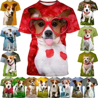 hot sale terrier dog 3d printed mens t shirt unisex casual animal cute dog print harajuku style streetwear pullover top tee