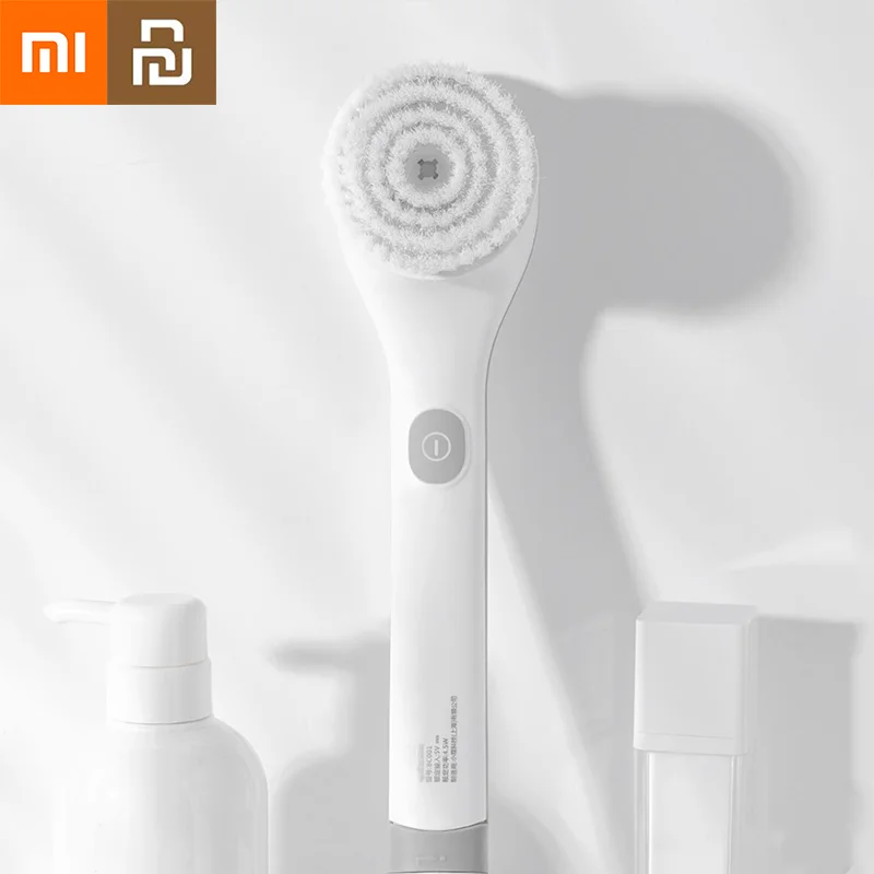 

NEW2022 Xiaomi Youpin Waterproof Electric Bath Brush Multifunctional Body Brush Silicon Massaging Cleansing Back Massage Shower