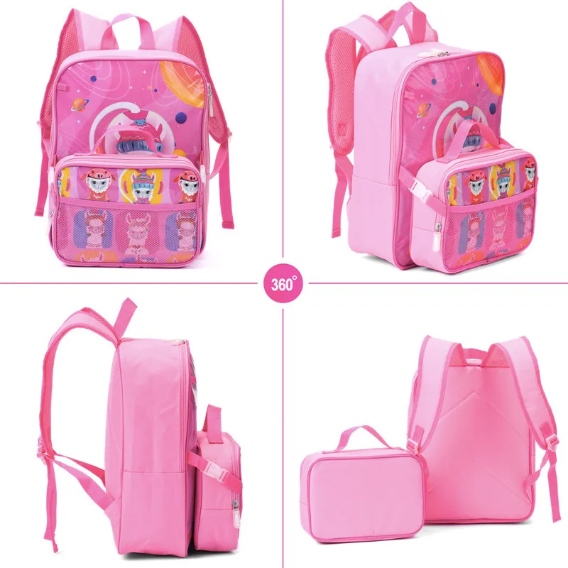 New primary school student schoolbag men's sweet and cute cartoon backpack girls grades 1-3 large-capacity children's schoolbag