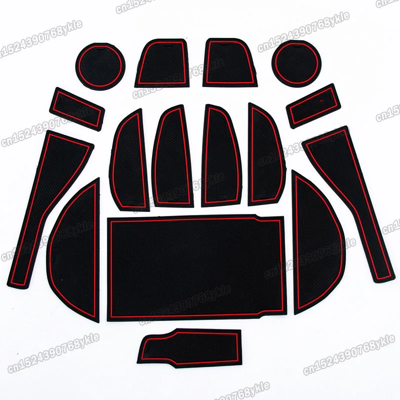 

latex car cup slot mat door armrest non-slip auto carpet cushion for lexus nx nx200 nx200t nx300h 2015 2016 2017 2018 2019 2020