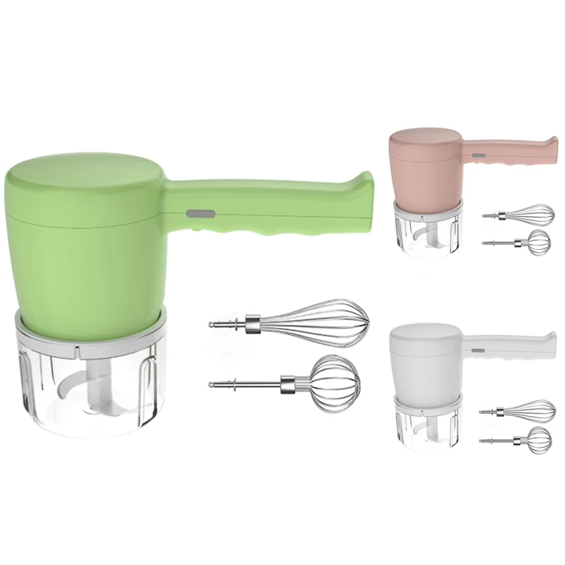 

Kitchen Electric Hand Mixer 3 Speed, Cordless Handheld Mixer & Stainless Egg Beater, Lightweight Mini Hand Mixer