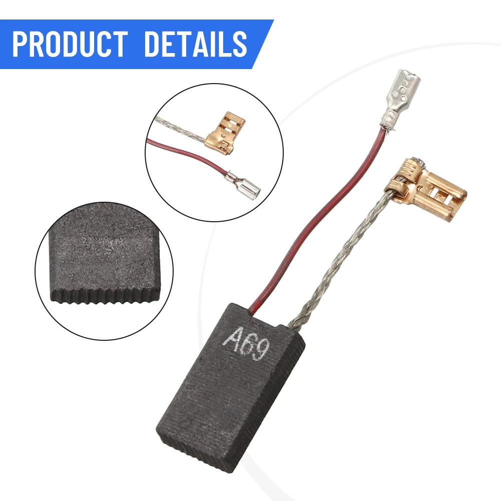 2 шт. 12 5x6 4x25 мм угольные щетки для GBH5-40DE GSH 5-CE 5 E GBH7-45DE GBH7-45D аксессуары перфораторов