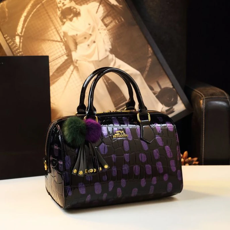 

Genuine Leather Women's Bag Pillow Bag 2023 New Fashion and Atmosphere Handbag Women's Texture One Shoulder Crossbody Bag