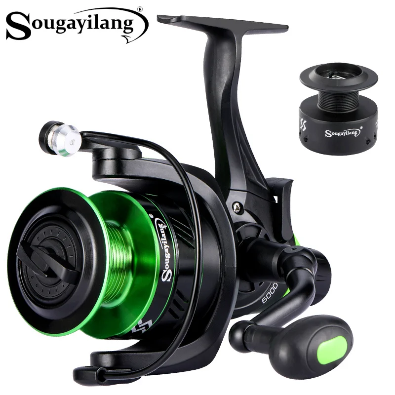 

Рыболовная катушка Sougayilang, спиннинговая Рыболовная катушка серии 2000-6000, 5,0: 1, высокая скорость 13 + 1 шарикоподшипник, рыболовные снасти