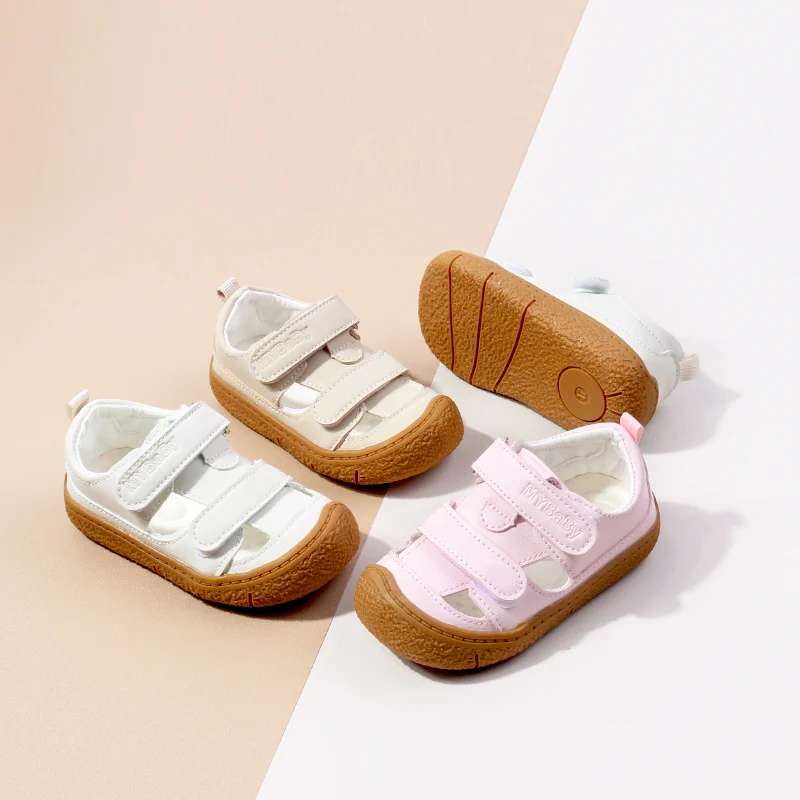 Детские Кроссовки Для Первых Ходунков С Вырезами Стильные Сандалии