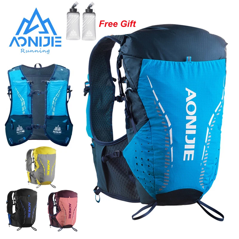 AONIJIE 18L Cycling Backpack Rucksack Men Women Sports Bags Outdoor Climbing Hiking Running Hydration Backpack with Water Bottle