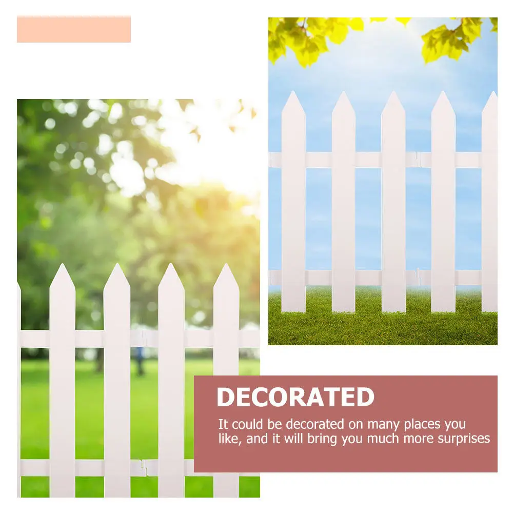 Пластиковый садовый забор DIY: Декоративный бордюр для двора, украшение для улицы, деревенский пасторальный стиль, орнамент для сада (art.: 3920d99461a71) - 3920d99461a71