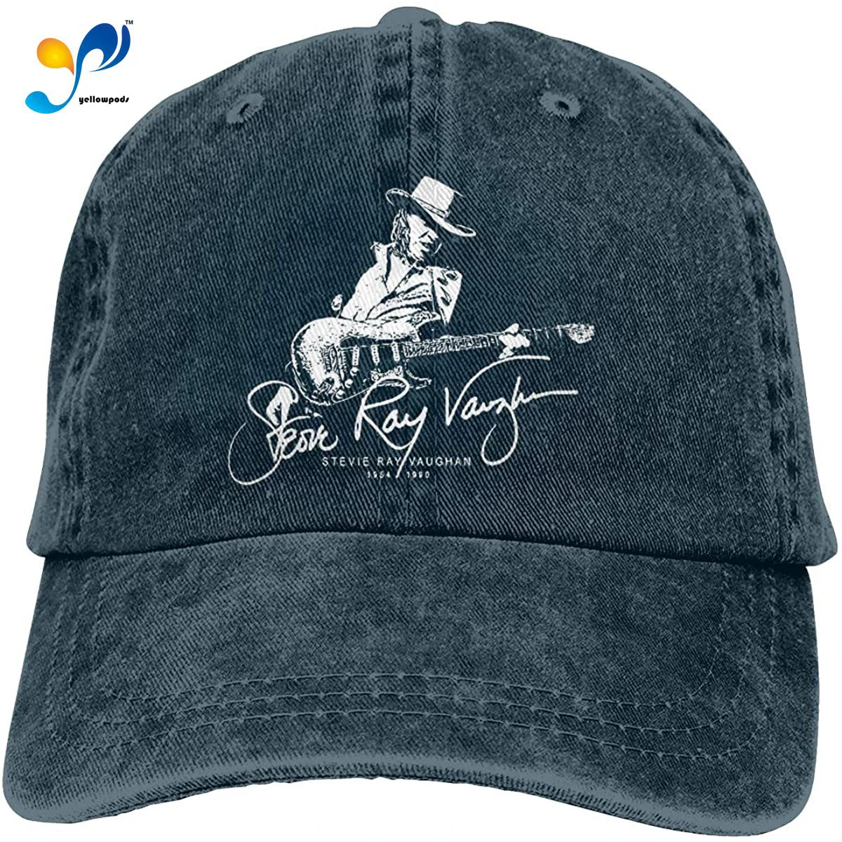 

CrystalSeVoss Stevie Ray Vaughan Unisex Cowboy Hat Adjustable Casquette Funny Cap Black