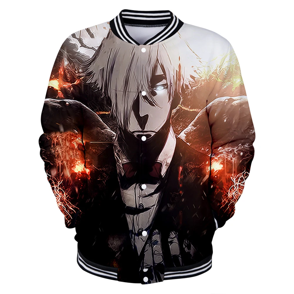 

Death Parade Anime Baseball Jackets Women/Men Fashion Long Sleeve Jacket 3D Prints Streetwear Clothes