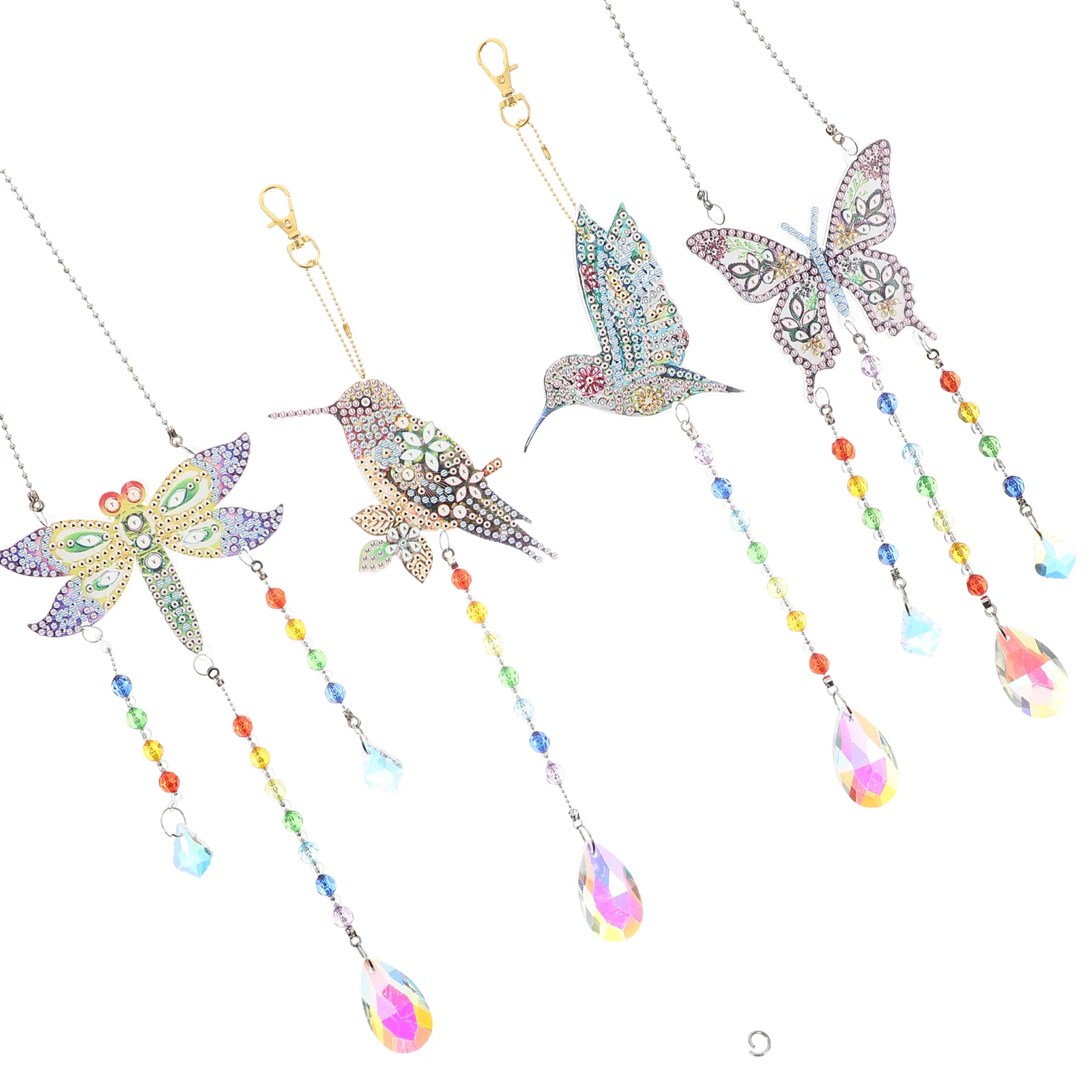 

Wind Diy Bell Home Pendant Chimeornamentpainting Drawing 5D Unique Shaped Decor Hanging Delicate