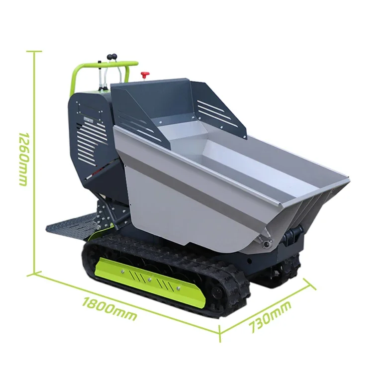 Мини-гусеничный самосвал для сельскохозяйственной загрузки и транспортировки