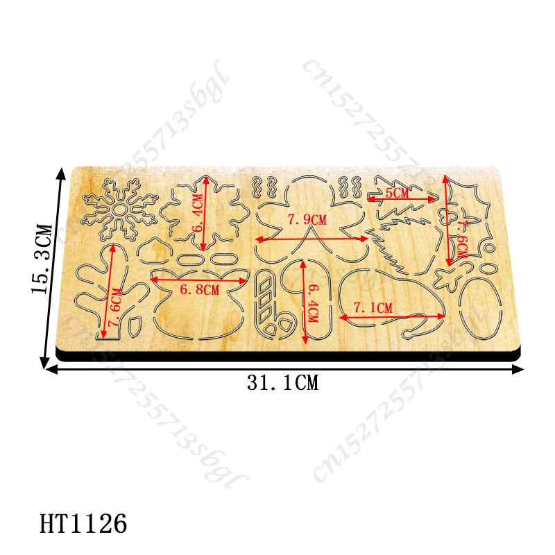 

Christmas Collection Cutting dies -New Die 2022 Cutting And Wooden Mold, Suitable For Common Die Cutting Machines On The Market.