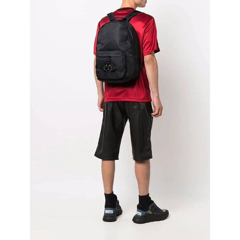 

22SS Outdoor Essentials 1017 ALYX 9SM Black Backpack High Quality Men Ladies 1:1 Couple ALYX Fashion School Bag Bags