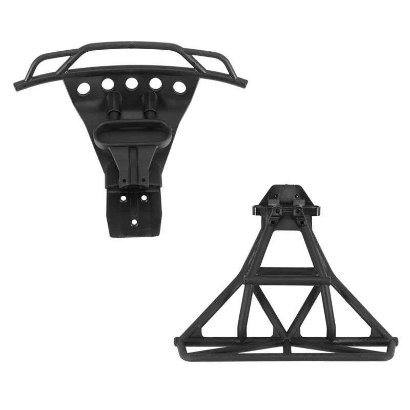 Передний и задний бампер для Traxxas Slash 4X4 VXL Ремо хобби 9EMO Huanqi 727 HQ727 1/10 обновленные запасные части для радиоуправляемых автомобилей