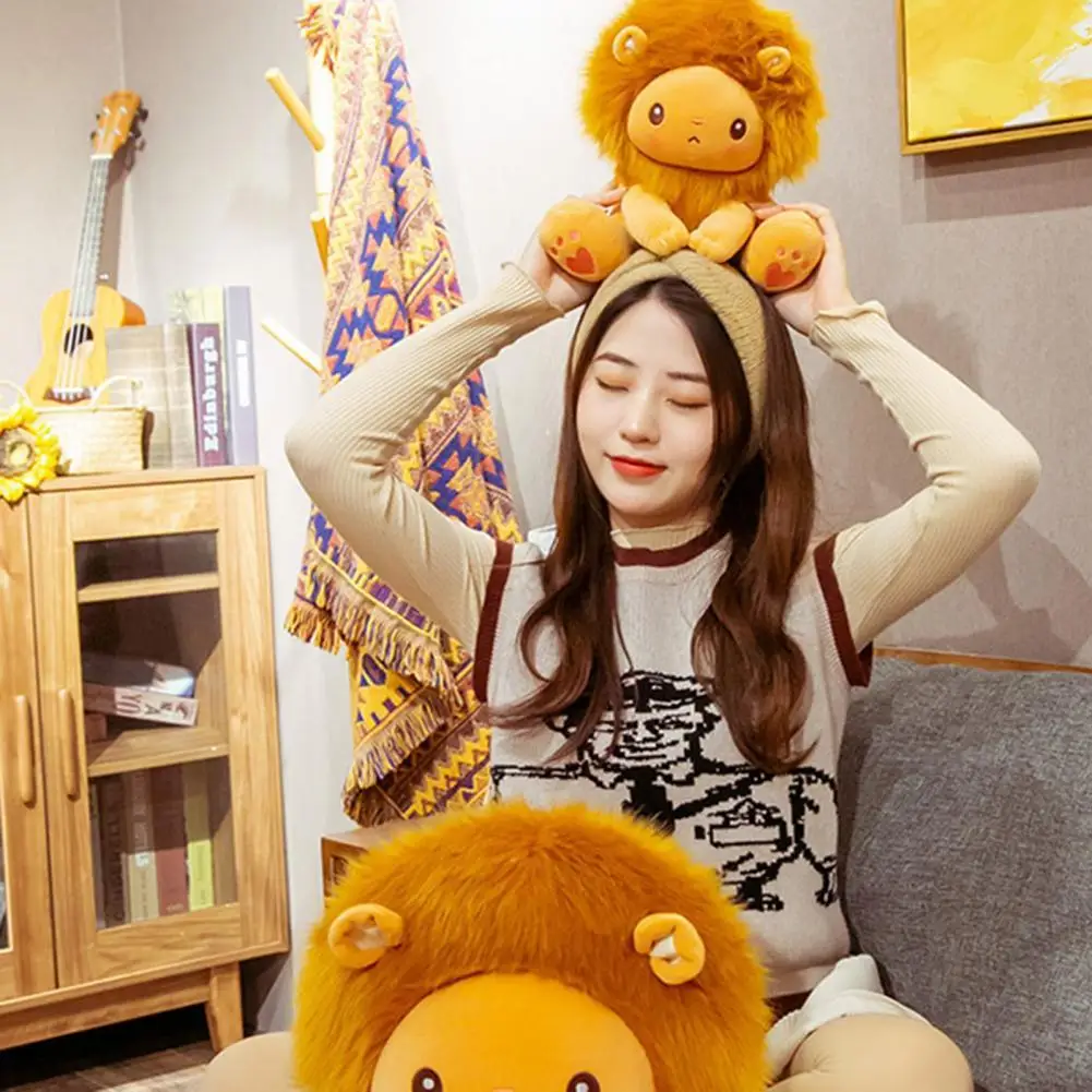 

Plush Toy Useful Delicate Meticulous Workmanship Little Lion Animal Doll for Girlfriend Stuffed Toy Stuffed Doll