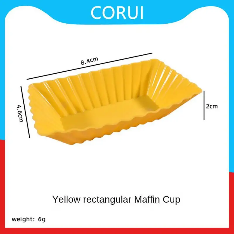 

Easy To Handle Egg Tart Silicone Mold Reusable Baking Supplies Soft And Resilient Silicone Mold Cake Pudding Cup Baking Molds