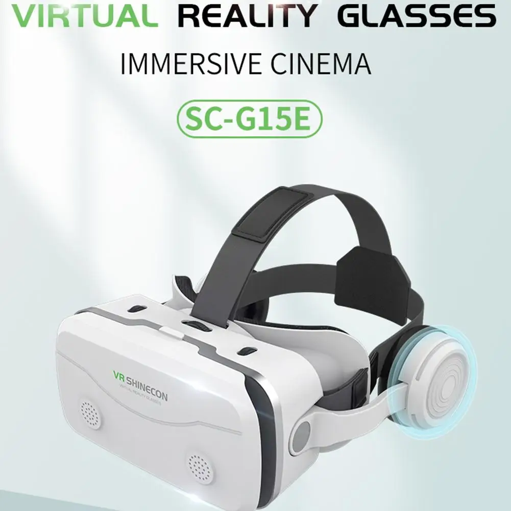 Очки виртуальной реальности G15e с наушниками 3d совместимые 4 5-7 0 дюймов зеркальные