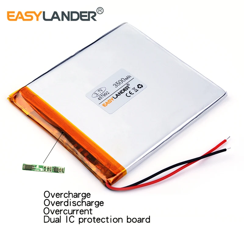 Литий-полимерная аккумуляторная батарея для планшетного ПК 7-дюймовый 8-дюймовый