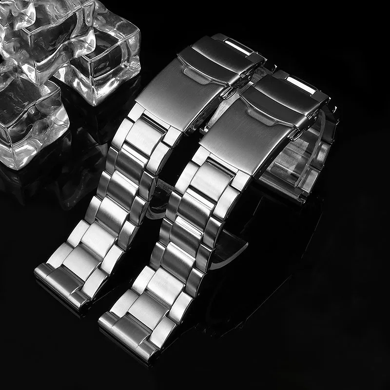 22mm fine steel watch band for Seiko canned abalone prosper series SNE499 / 498 SME537 SBBN031 strap men's wristband bracelet