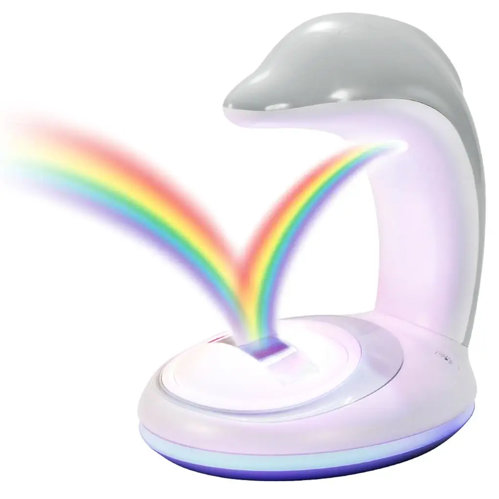 

Dolphin Rainbow USB Night Light Projector Living Room Projection Lamp Party