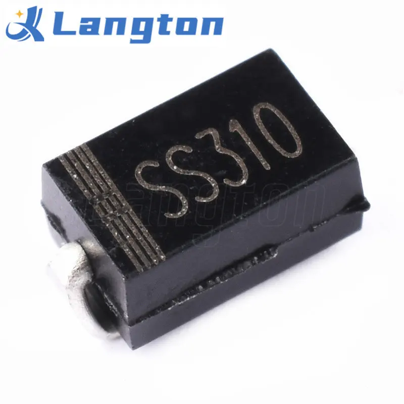 50 шт. SS310 SMD SR310 SS220 2A200V SR2200 Шоттки, Барьерный выпрямительный диод 3A 100V DO-214AC SMA
