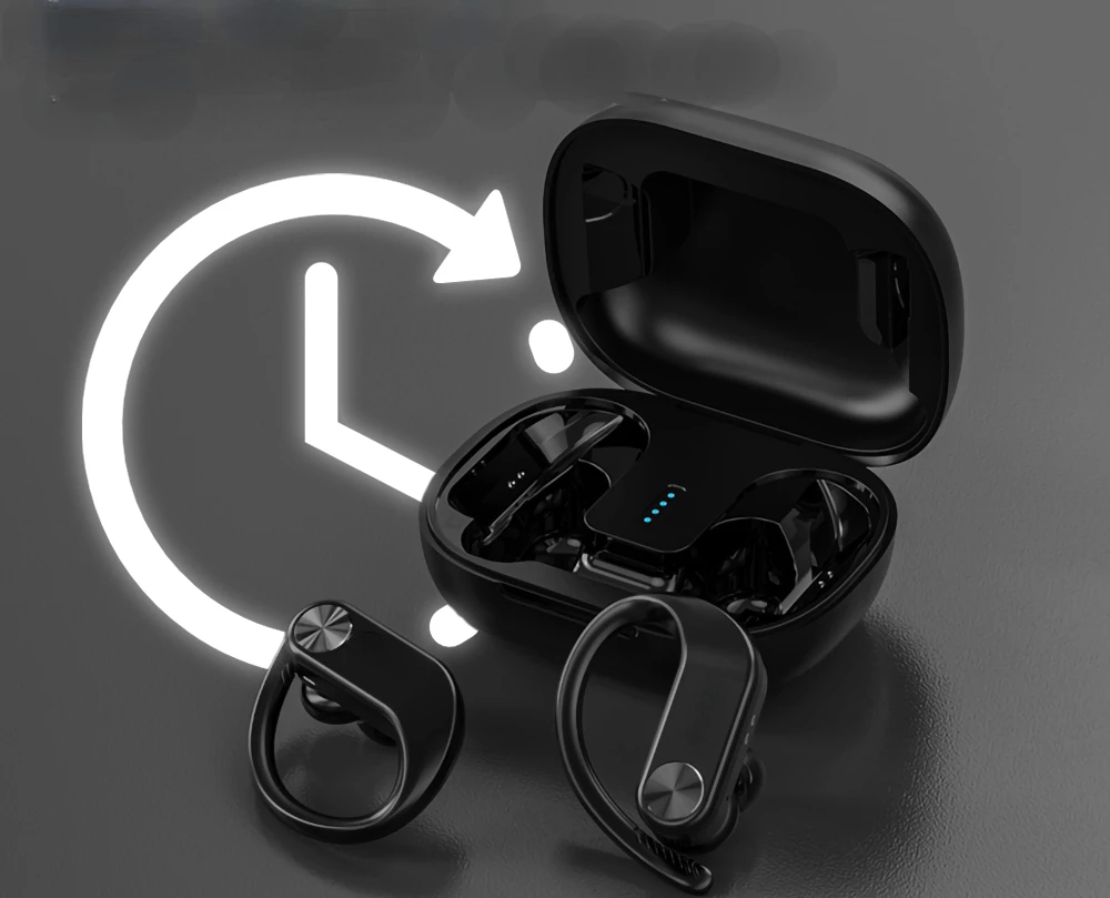 

2022 Trend TWS Bluetooth 5.0 Headphone Wireless Sports Earphone LP7 Waterproof Low Gaming Delay Headset with Battery Display