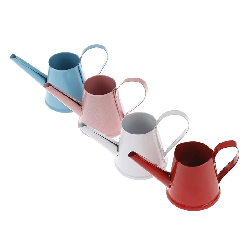 

1/12 Dollhouse Miniature Metal Watering Can Garden Decor Accessories Toys For Doll House Decoration Accessories doll furniture