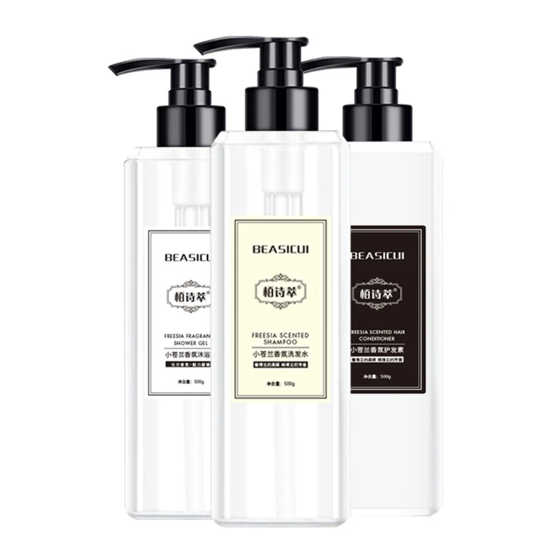 

Freesia Shampoo Bath Gel for Men Women Hair Conditioner Clean 500g New Dropship