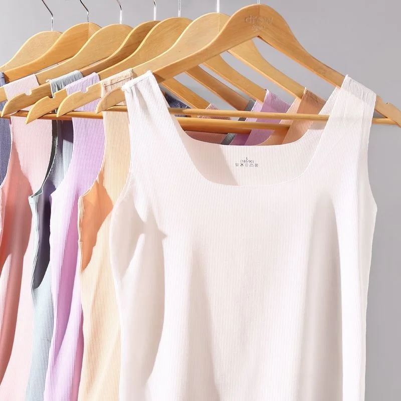 

New Summer Style Soft Women Tank Top Fitness Sexy Sleeveless Sport T Shirt Elegant Lady Bottoming Tees Streetwear White Tanks